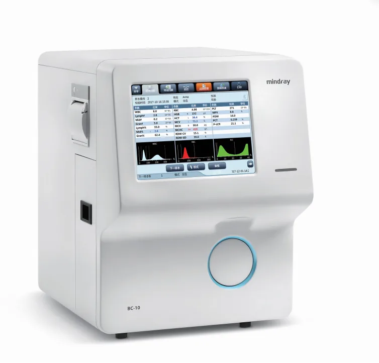 Mindray BC-10 — 3-diff hematology analyzer with micro sampling, free original matched reagents included with purchase