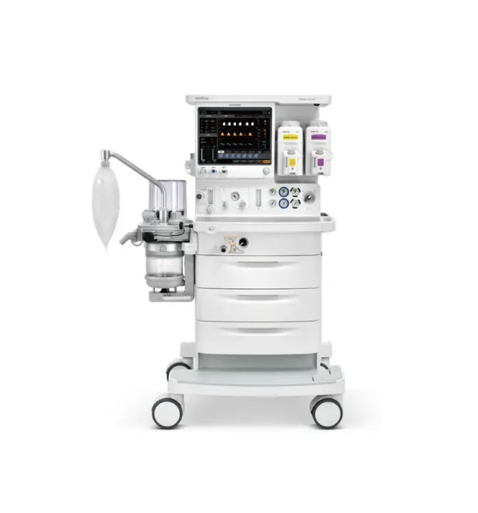 Mindray WATO EX-65 — lung-protective ventilation modes, intelligent low-flow anesthesia to save agent