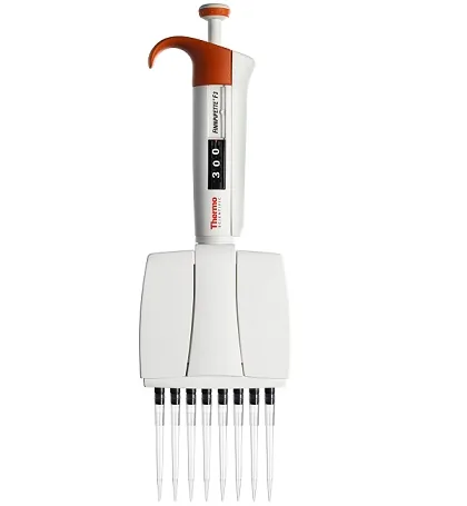 Thermo Finnpipette F3 8-channel Pipette — AVG precision gear, high-throughput for 96-well plates